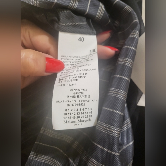 16. NWT MAISON MARGIELA FRINGE DETAIL SHEATH DRESS SIZE IT 40 / US 4 - Picture 10 of 12